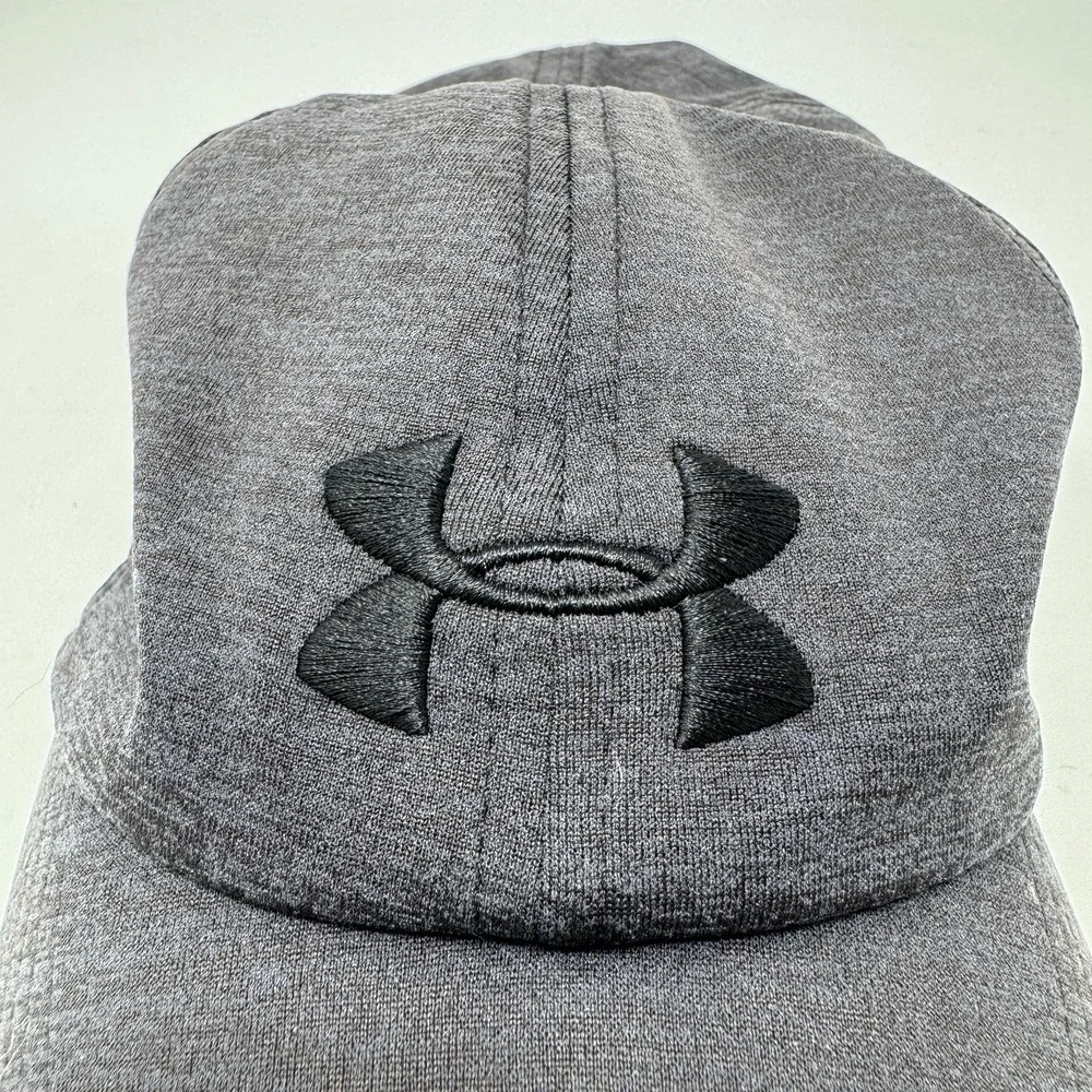 Under Armour Hat Strapback Cap Adjustable‎ Gray Running Jogging Athletic Unisex